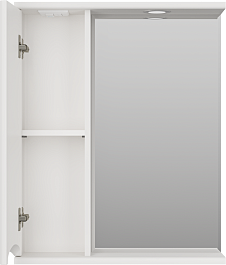 Misty Зеркальный шкаф Атлантик 60 L белый – фотография-3