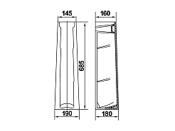 Керамин Пьедестал для раковины Стиль – фотография-2