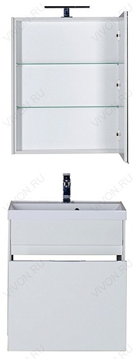 Aquanet Мебель для ванной "Латина 60" 1 ящик (180120) – фотография-6