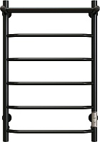 Aringa Полотенцесушитель электрический Киото 80x50 AR03003BL с полкой черный