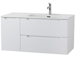 BelBagno Тумба с раковиной Etna 100 R подвесная Bianco Lucido – фотография-1