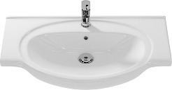 Viant Тумба с раковиной Лима 80 Erica 3 дверки белая – фотография-6