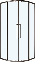 Cezares Душевой уголок Relax 304 RELAX-304-R-2-100-C-GM 100x100 профиль оружейная сталь стекло прозрачное