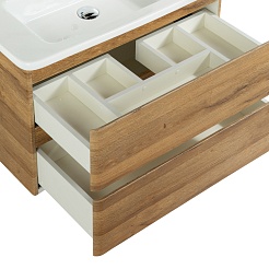 BelBagno Тумба с раковиной Albano-Cer 80 подвесная Rovere Rustico – фотография-5