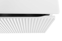 BelBagno Тумба с раковиной Uno 100 с 1 ящиком подвесная Bianco Opaco с раковиной BB-8099-100 – фотография-6