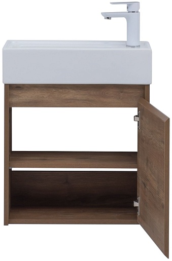 Aquanet Тумба под раковину Nova Lite 50 подвесная дуб рустикальный – картинка-7