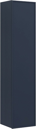 Aquanet Шкаф пенал Арт 35 подвесной маренго матовый – фото-1