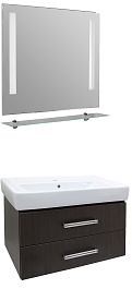 Mixline Мебель для ванной Палермо 80 венге – фотография-1