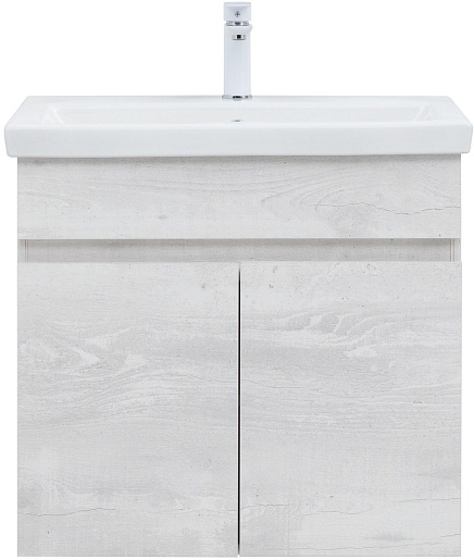 Aquanet Тумба с раковиной Оптима 70 бетон пайн – картинка-3