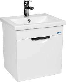 Viant Тумба под раковину Барселона 50 подвесная белая – фотография-1