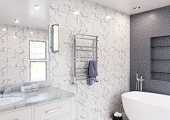 Lemark Полотенцесушитель водяной Linara П10 500x800 хром – фотография-3