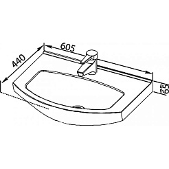 Sanflor Тумба с раковиной Софи 60 – фотография-5