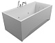 Aquatika Акриловая ванна H2O Армада Sensa 180x90 cм – картинка-6