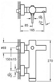 Vitra Смеситель Pure A41262EXP – фотография-2