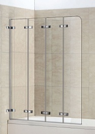 WeltWasser Шторка на ванну WW100 100ZD4-100 – фотография-1