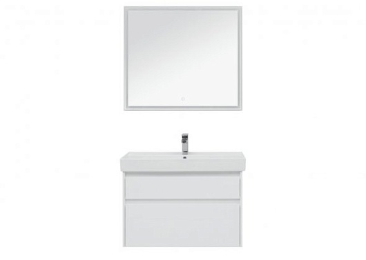 Aquanet Мебель для ванной Nova Lite 90 2 ящика, белая – картинка-3