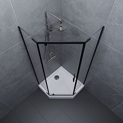 Triton Душевой уголок Дека-Блэк 90/90 Щ0000059782 – фотография-2