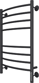 Terminus Полотенцесушитель электрический Классик П8 500x800 черный матовый – фотография-2