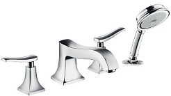 Hansgrohe Смеситель Metris classic 31314000 на борт ванны – фотография-1