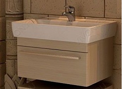 ASB-Mebel Тумба с раковиной "Лилия-Квадро 60" дуб – фотография-1