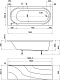 Poseidon Акриловая ванна Aida 160x70 – картинка-6