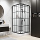 Niagara Душевая кабина Standart 100x100 R черная – картинка-13