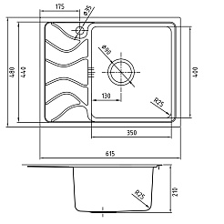 Iddis Мойка из нержавеющей стали Reeva REE61SRi77 – фотография-2