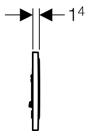 Geberit Кнопка смыва Sigma 10 115.758.KL.5 белая/хром – фотография-3