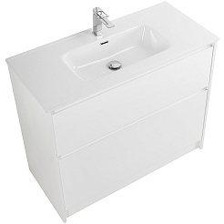 BelBagno Тумба с раковиной Kraft 100 напольная Bianco Opaco – фотография-3