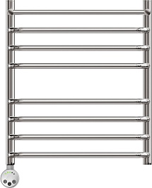 Point Полотенцесушитель электрический П7 500x600 PN09156SPE с полкой хром – фотография-3
