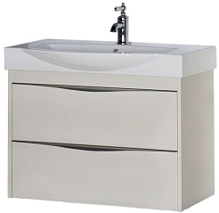 Aquanet Тумба с раковиной "Франка 85" слоновая кость – фотография-5