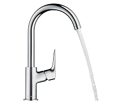 Hansgrohe Смеситель Logis 71835000 для кухонной мойки – фотография-2