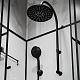 Niagara Душевая кабина Standart 90x90 R черная – фотография-20