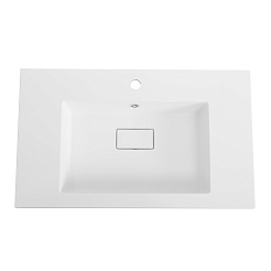 Cezares Мебельная раковина Slider 80/48 белая матовая – фотография-2