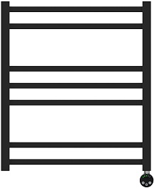 Lemark Полотенцесушитель электрический Atlantiss П7 500x600 черный – фотография-1