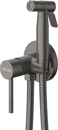 Cezares Гигиенический душ Relax RELAX-DIF-GM со встраиваемым смесителем оружейная сталь – фотография-1