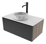 Зов Тумба с раковиной Кито Флавио 100 подвесная со столешницей лиони