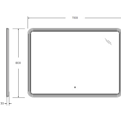 Cezares Зеркало Duet 110 – фотография-8