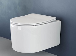 Ceramicanova Подвесной унитаз Moments Rimless CN3003 белый – фотография-4