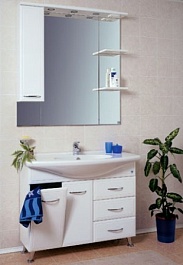 Акватон Тумба с раковиной "Эмили 100" с б/к – фотография-4