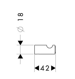 Hansgrohe Крючок Logis Classic – фотография-3