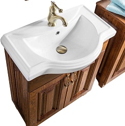 Водолей Тумба с раковиной Дубэлла 65 орех – фотография-3