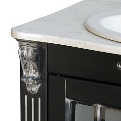 Атолл Мебель для ванной "Александрия 100" черный – фотография-7