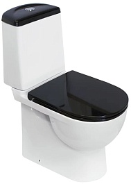 Sanita Luxe Унитаз-компакт Best Color Black 435818 с микролифтом – фотография-1