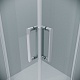 Grossman  Душевой уголок Classic 90x90x195 квадратный профиль хром стекло прозрачное – картинка-18