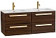 BelBagno Мебель для ванной Eco Cer-N 120 с 4 ящиками орех шоколад софт CZR-8073-120-2 ручки сатиновое золото – фотография-31