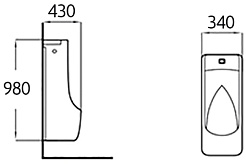 SantiLine Писсуар подвесной SL-6004 – фотография-2