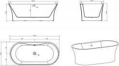 BelBagno Акриловая ванна BB201-1700-800 170x80 – фотография-6