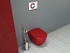 Creavit Унитаз подвесной SINGLE TP325.A0100 красный – фотография-6