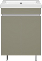 Misty Тумба под раковину Майна 60 хаки/белая